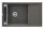 Deante Magnetic gránit mosogatótálca 82x50 cm, automatikus leeresztővel és szifonnal, antracit metál ZRM T113