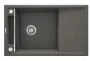 Deante Magnetic gránit mosogatótálca 82x50 cm, automatikus leeresztővel és szifonnal, antracit metál ZRM T113