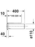 Duravit Vario csatlakozókészlet hátsó és alsó kifolyáshoz 0014220000