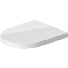   Duravit Me by Starck Levehető WC ülőke Soft Close mechanizmussal, magasfényű fehér 0020090000