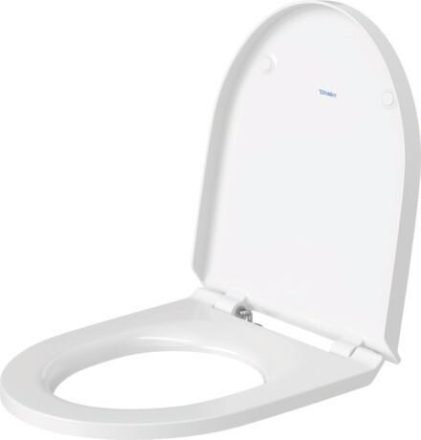 Duravit No.1 WC-ülőke nemesacél zsanérokkal, magasfényű fehér 0020710000