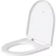 Duravit No.1 WC-ülőke nemesacél zsanérokkal, magasfényű fehér 0020710000