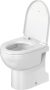 Duravit No.1 WC-ülőke nemesacél zsanérokkal, magasfényű fehér 0020710000