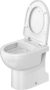 Duravit No.1 WC-ülőke nemesacél zsanérokkal, magasfényű fehér 0020710000