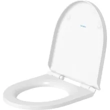   Duravit No.1 DuraStyle Basic WC-ülőke nemesacél zsanérral, magasfényű fehér 0026110000