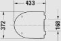 Duravit No.1 DuraStyle Basic Soft-Close WC ülőke, magasfényű fehér 0026190000