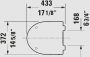 Duravit No.1 DuraStyle Basic Soft-Close WC ülőke, magasfényű fehér 0026190000