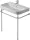 Duravit Happy D.2 fémállvány a 231860 mosdóhoz 0030281000