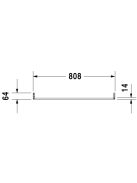 Duravit törölközőtartó 80,8x6,4 0030361000
