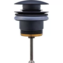   Duravit Click-Clack matt fekete leeresztőszelep túlfolyós mosdókhoz 0050524600