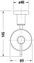 Duravit D-Code fali szappanadagoló 393 ml, króm 0099161000