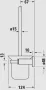 Duravit D-Code fali WC-kefe tartó króm 0099271000