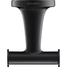   Duravit Starck T dupla ágú törölköző akasztó, matt fekete 0099304600