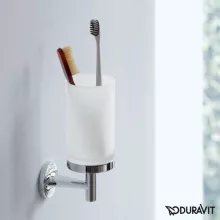  Duravit Starck T fali fogmosó pohár tartóval, króm 0099311000