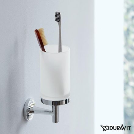 Duravit Starck T fali fogmosó pohár tartóval, króm 0099311000