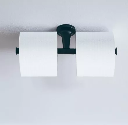 Duravit Starck T dupla WC-papír tartó, matt fekete 0099384600
