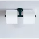 Duravit Starck T dupla WC-papír tartó, matt fekete 0099384600