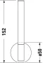 Duravit Starck T tartalék WC-papír tartó, króm 0099391000
