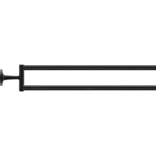   Duravit Starck T mozgatható törölközőtartó 39 cm, matt fekete 0099414600