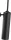 Duravit Starck T fali WC kefe garnitúra, matt fekete 0099464600