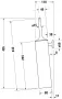 Duravit Starck T fali WC kefe garnitúra, matt fekete 0099464600