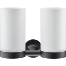 Duravit Starck T dupla pohártartó, matt fekete 0099484600