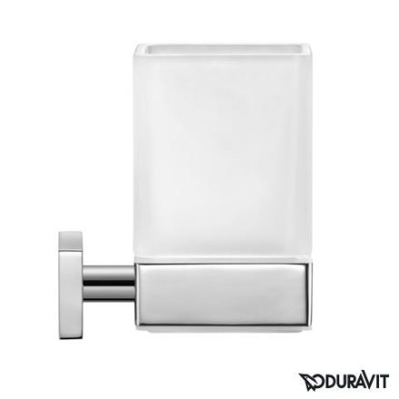 Duravit Karree fogkefe tartó pohár, króm 0099511000