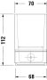 Duravit Karree fogkefe tartó pohár, króm 0099511000