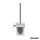 Duravit Karree fali WC kefe tartó, króm 0099571000