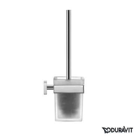 Duravit Karree fali WC kefe tartó, króm 0099571000