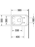 Duravit 1930 fali WC csésze 0182090000