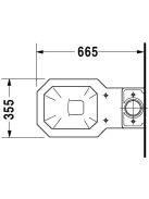 Duravit 1930 hátsós monoblokk WC csésze 0227090000