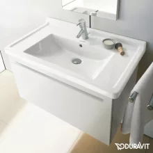   Duravit Starck 3 bútorral aláépíthető mosdó wondergliss bevonattal 03048000001