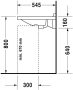 Duravit Starck 3 mosdó Vital 700mm 0309700000
