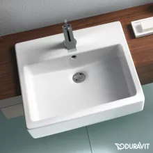   Duravit Vero félig beépíthető kerámia mosdó 55x47 cm 0314550000