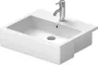Duravit Vero félig beépíthető kerámia mosdó 55x47 cm, WonderGliss bevonattal 03145500001