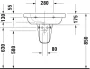 Duravit D-Code aláépíthető mosdó 65x48,5 03426500002