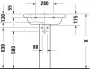 Duravit D-Code aláépíthető mosdó 65x48,5 03426500002