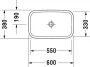 Duravit DuraStyle mosdótál 60x38 0349600000