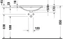 Duravit D-Neo felülről beépíthető mosdó 60x44 cm, WonderGliss bevonattal 03576000271