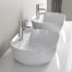 Duravit Luv ráültethető mosdó 60x40 cm rögzítővel, matt fehér/fehér 0380602600