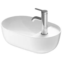   Duravit Luv Ráültethető mosdó 42x27 cm rögzítővel, matt fehér/fehér 0381422600