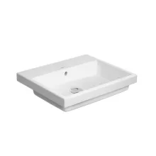   Duravit Vero Air Beépíthető kerámia mosdó 55x45,5 cm, WonderGliss bevonattal, alpin fehér 03835500601