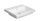 Duravit Vero Air Beépíthető kerámia mosdó 55x45,5 cm, WonderGliss bevonattal, alpin fehér 03835500601