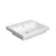 Duravit Vero Air Beépíthető kerámia mosdó 55x45,5 cm, WonderGliss bevonattal, alpin fehér 03835500601