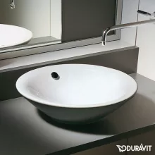   Duravit Starck 1 ráültethető mosdótál 330 mm fehér alpin 0408330000