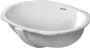 Duravit Santosa alulról beépíthető mosdó 51x37,5 cm rögzítővel 0466510000