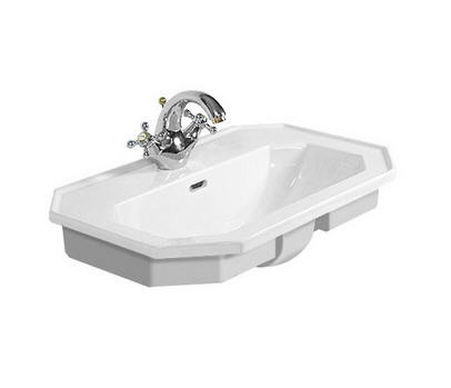 Duravit 1930 WonderGliss beépíthető mosdó 58x47 04765800001