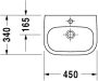 Duravit D-Code kézmosó 45x34 07054500002