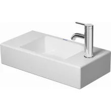   Duravit Vero Air jobbos kézmosó WonderGliss bevonattal 50x25 cm, bútorral aláépíthető, alpin fehér 07245000081